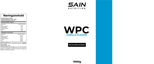 Whey Protein, vanilla flavor