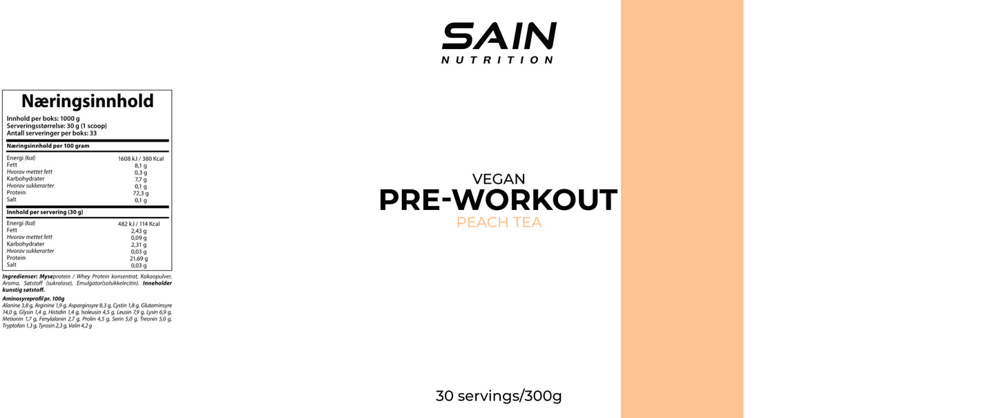 pre-workout, vegan